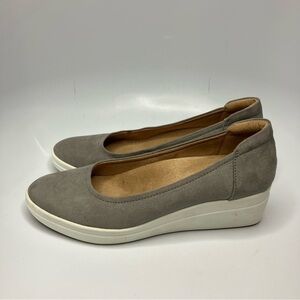 Naturalizer Sam wedge‎ pumps gray size 10